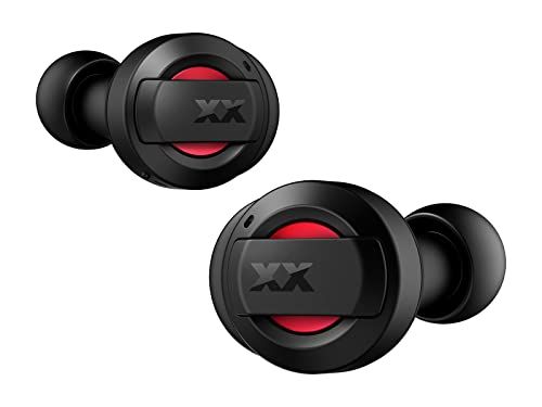 JVCケンウッド JVC HA-XC72T-RA ワイヤレスイヤホン Bluetooth ノイズキャンセリング レッド XXシリーズ 重低音 低遅延 防水 防塵 ステッカー付e 5797869e