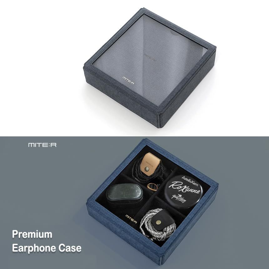 キャリングケース イヤホン 収納 FiiO iBasso Sony Shanling HiBy Cayin Astell&Kern Questyle Earphone 用、IEM イヤホン + デジタルオーディオプレーヤー用ハンドメイドアクリ bbc46692