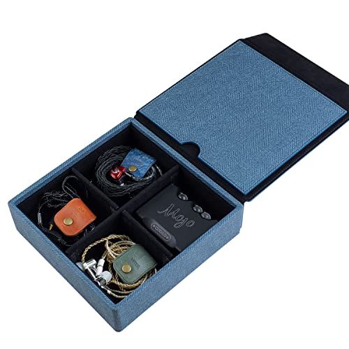 キャリングケース イヤホン 収納 FiiO iBasso Sony Shanling HiBy Cayin Astell&Kern Questyle Earphone 用、IEM イヤホン + デジタルオーディオプレーヤー用ハンドメイドアクリ bbc46692