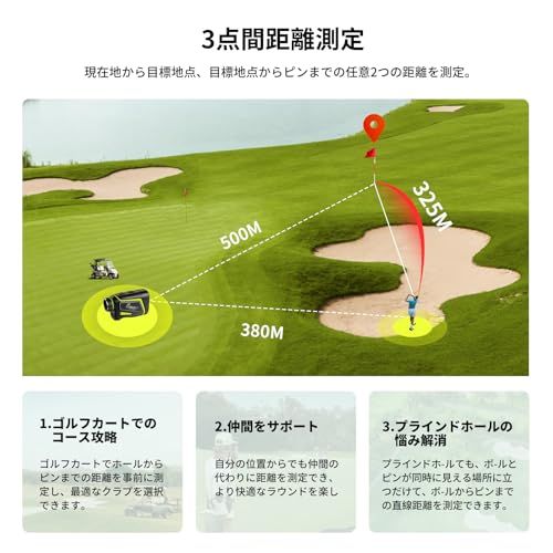 FOSSiBOT C1000F ゴルフレーザー距離計 3点間測定 LCD黒表示 最速0.04S測定 光学6.5倍望遠 高透過レンズ 1000m/1093yd対応 マグネット付 Mini GOLF 距離計 ミニ 超小型 超軽量141g ピンロッ 14517a0a FOSSiBOT C1000F ゴルフレーザー距離計 3点間測定 LCD黒表示 最速0.04S測定 光学6.5倍望遠 高透過レンズ 1000m/1093yd対応 マグネット付 Mini GOLF 距離計 ミニ 超小型 超軽量141g ピンロッ 14517a0a