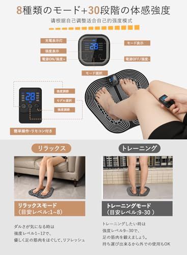 【2026新登場】EMSフットマット 8種類モード 30段階強度 足裏 腕/手のひら 太もも ふくらはぎトレーニング USB充電式 リモコン付き 折りたたみ式 持ち運び便利 敬老の日 クリスマスプレゼント 男女兼用 日本語説明e b721792d 【2026新登場】EMSフットマット 8種類モード 30段階強度 足裏 腕/手のひら 太もも ふくらはぎトレーニング USB充電式 リモコン付き 折りたたみ式 持ち運び便利 敬老の日 クリスマスプレゼント 男女兼用 日本語説明e b721792d