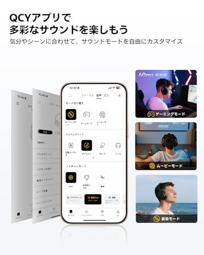 【VGP2026 受賞】QCY H3S ヘッドホン ワイヤレスヘッドホン Bluetooth6.0 ノイズキャンセリング 有線/無線ハイレゾ 56dBノイズキャンセリング LDAC 360°空間オーディオ 最大102時間連続再生 外音取り込み 6154ccc0 【VGP2026 受賞】QCY H3S ヘッドホン ワイヤレスヘッドホン Bluetooth6.0 ノイズキャンセリング 有線/無線ハイレゾ 56dBノイズキャンセリング LDAC 360°空間オーディオ 最大102時間連続再生 外音取り込み 6154ccc0