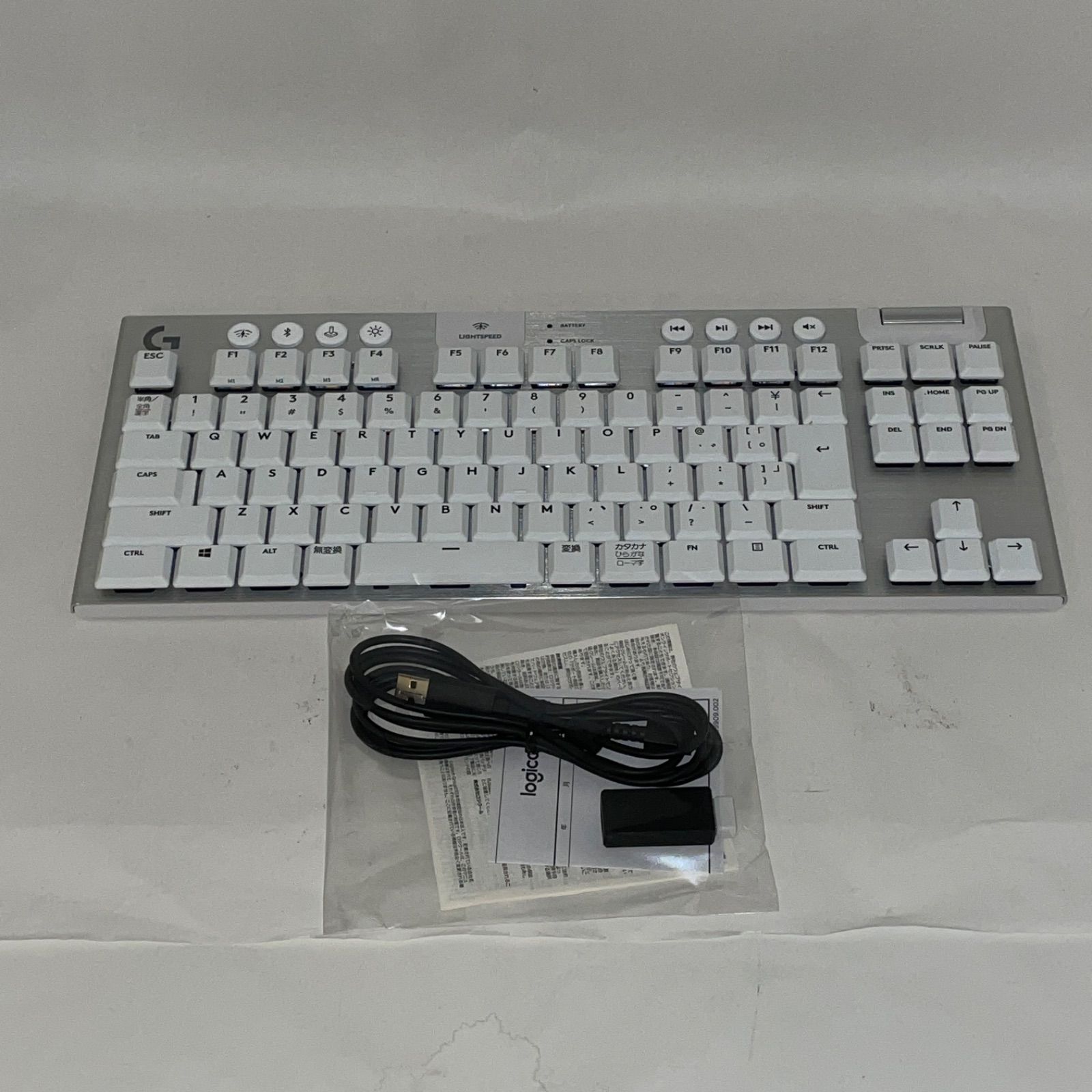 【美品】Logicool G ゲーミングキーボード G913-TKL-TCWH