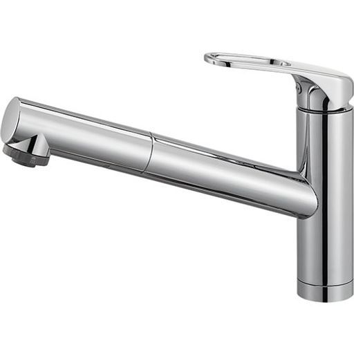 SANEI(サンエイ)キッチンシングルワンホールスプレー混合栓(省施工ナット付)K87501JV-U-13