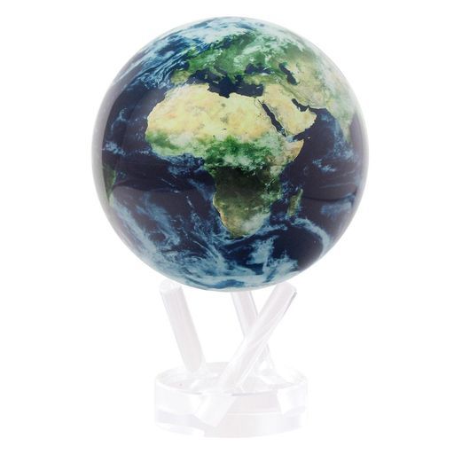 MOVAグローブl地球儀lアウタースペースシリーズ地球6インチlベース付きl電源不要!室内光・自然光で動く自動回転地球儀lオフィス