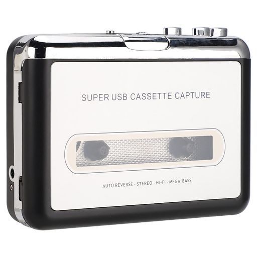 カセットテーププレーヤー、ウォークマンカセットプレーヤーカセットプレーヤーUSBテープからMP3キャプチャコンバータステレオオ