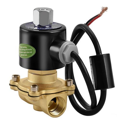 Heschen黄銅電磁弁2W-160-15KJPT1/2’’AC220V直動式常開式圧縮空気用水