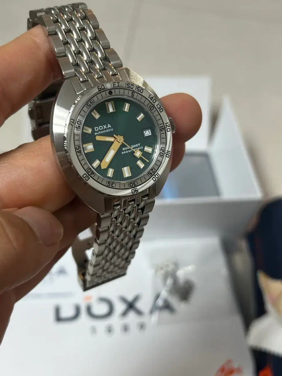 독사 DOXA SUB 200T 씨エメラルド オートマチック フルセット