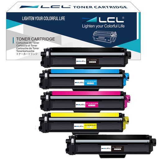 LCLBrother用ブラザー用TN-293BKTN-297CTN-297MTN-297Y(5パック2ブラックシアンマゼンタイエロー)互換トナーカートリッジ対応機