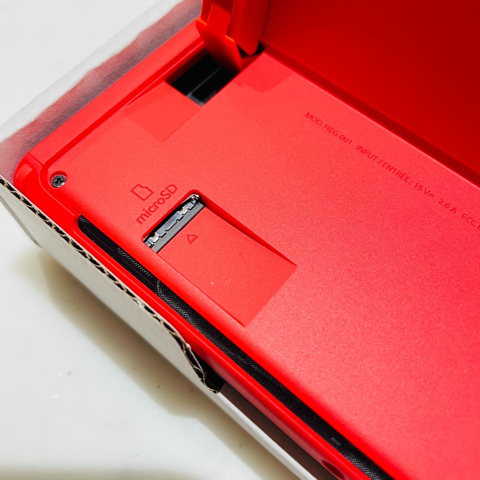 Nintendo Switch 有機ELモデル マリオレッド 本体 美品 付属品完備 