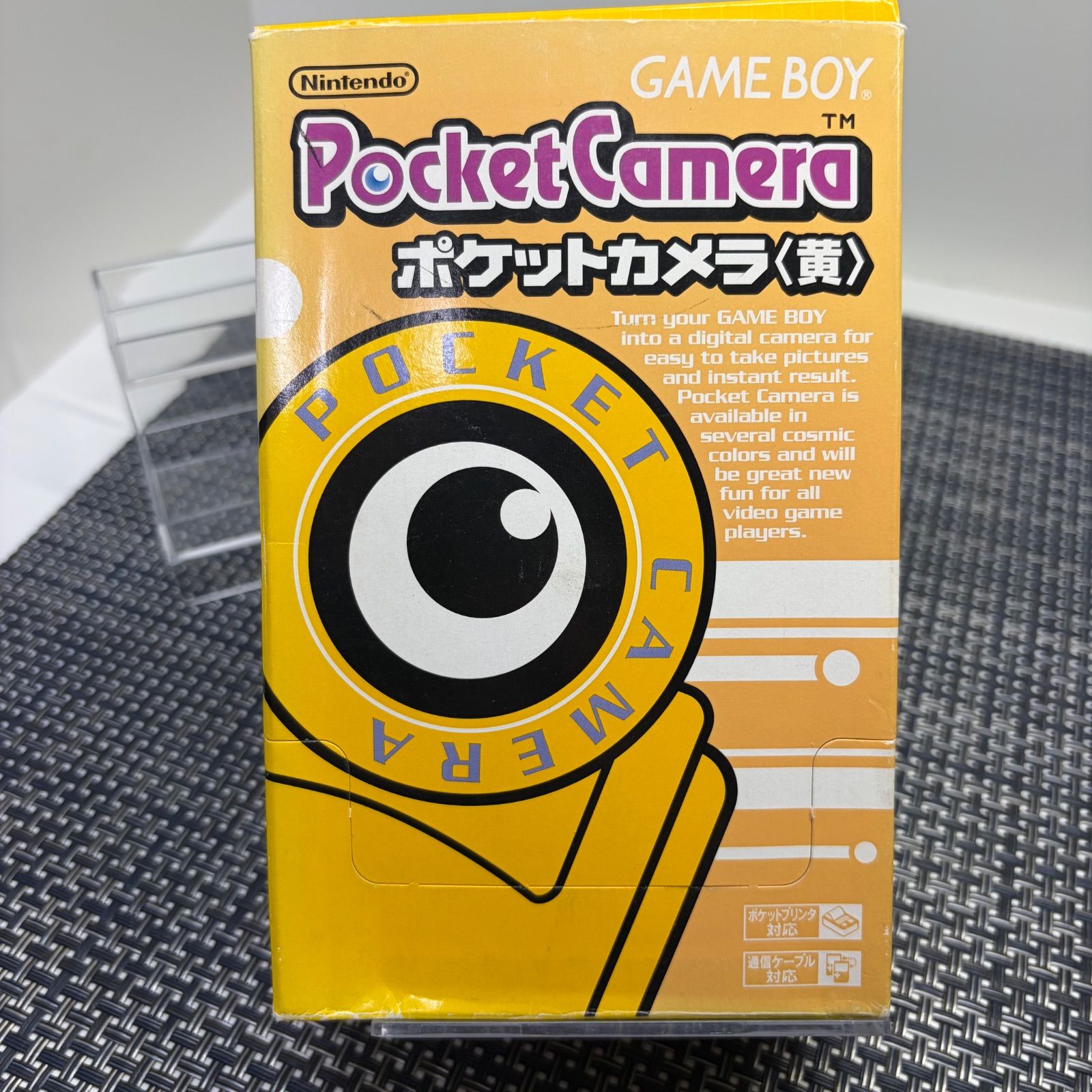 新品電池交換済】GB ポケットカメラ イエロー 黄色 ゲームボーイ 化粧