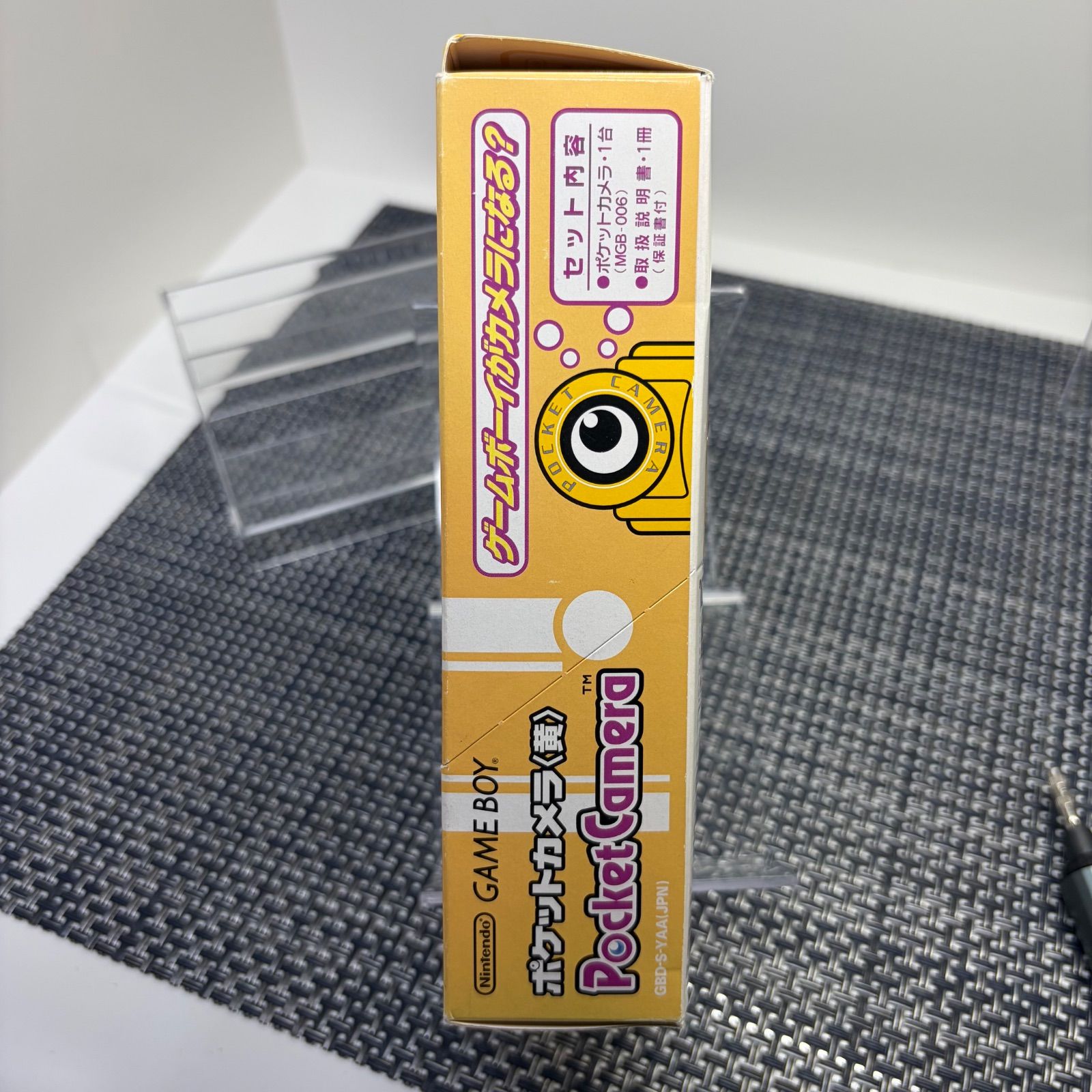 新品電池交換済】GB ポケットカメラ イエロー 黄色 ゲームボーイ 化粧