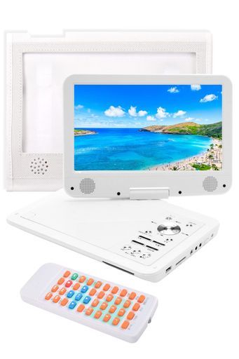 ホビナビDVDプレーヤー12.5型車載ホルダー付き10.1インチ液晶リージョンフリーCPRM対応SDカードUSB対応リモコン付き持ち運び旅行