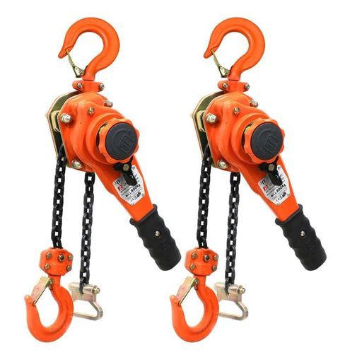 ベストアンサーVPシリーズチェーンブロックレバーホイスト0.8t2台レバホ800kg0.8トン軽量化小型化チェーンローラーチェーンブロ