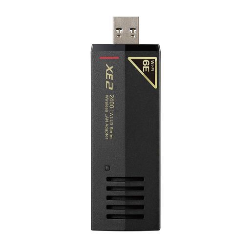 バッファローWi-Fi6E11ax6GHz無線LAN子機USB3.2(Gen1)対応内蔵アンテナタイプドライバー内蔵WI-U3-2400XE2/N