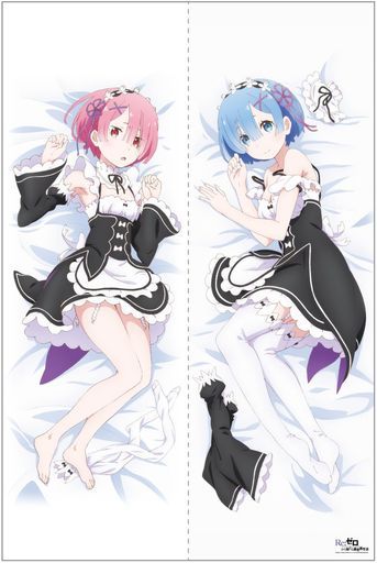 Re:ゼロから始める異世界生活ラム&レム抱枕カバー添い寝シーツ