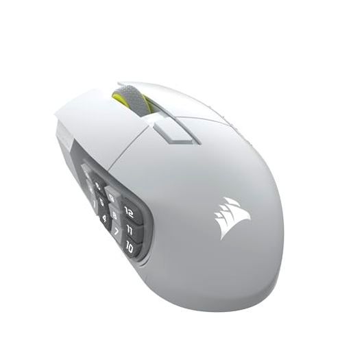 CORSAIRSCIMITARELITEWIRELESSSEMMOに最適な多ボタンのワイヤレスゲーミングマウスプログラム可能な16ボタンMARKSMANS33Kセンサ