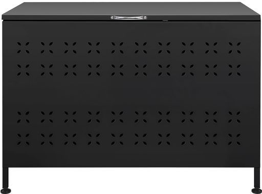 ゴミ箱屋外超大型350Lゴミステーションダストボックス組立式ふた付きカラス・野良猫対策ごみ収集ボックス店舗事業所公共施設用ブ