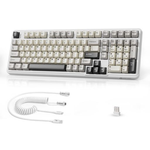 MAMBASNAKExATTACKSHARKX98PROゲーミングキーボード98キー3モード接続(Bluetooth/2.4G/有線)メカニカルキーボードワイヤレスガス