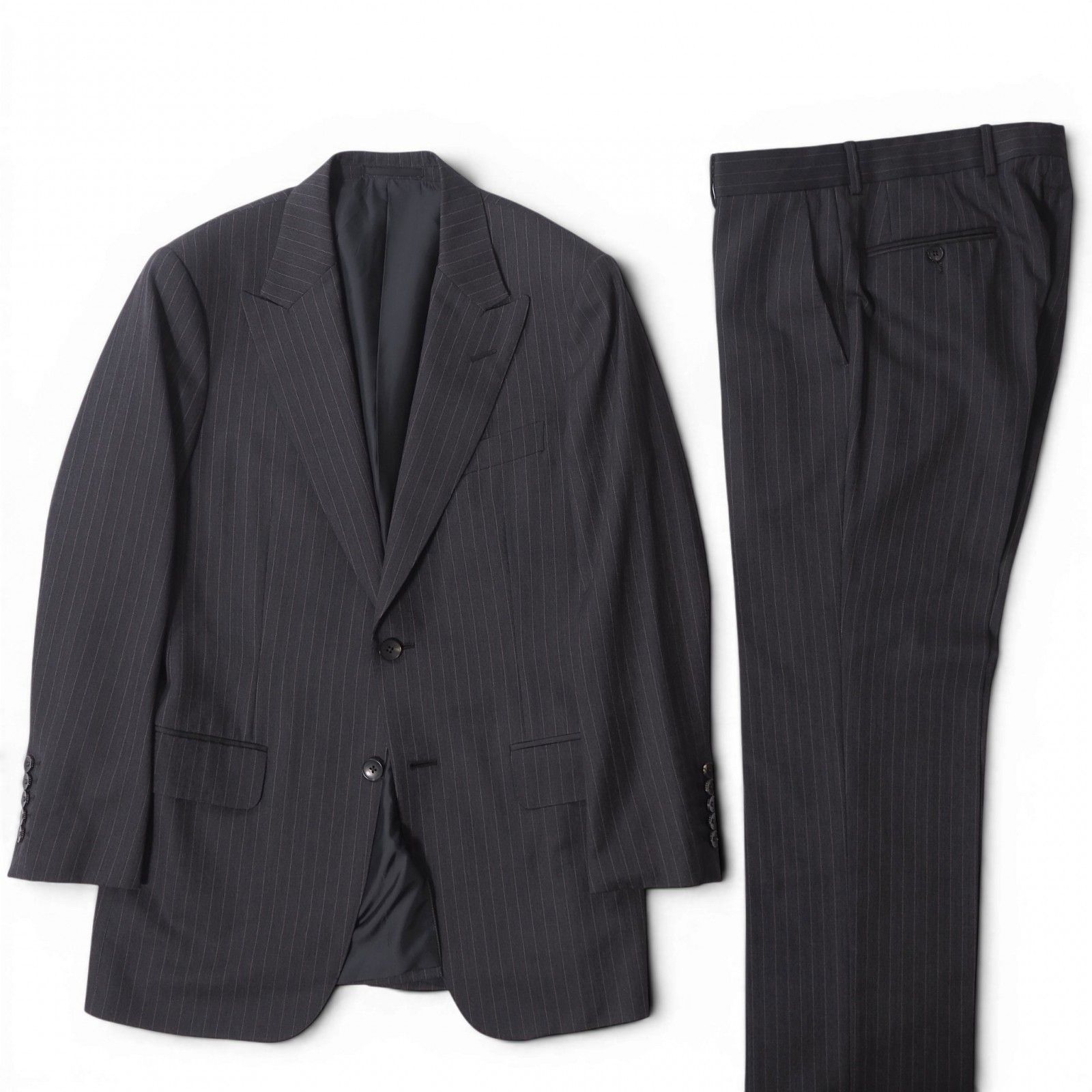 グッチ GUCCI トムフォード期 スーツ ピークド ジャケット パンツ 46