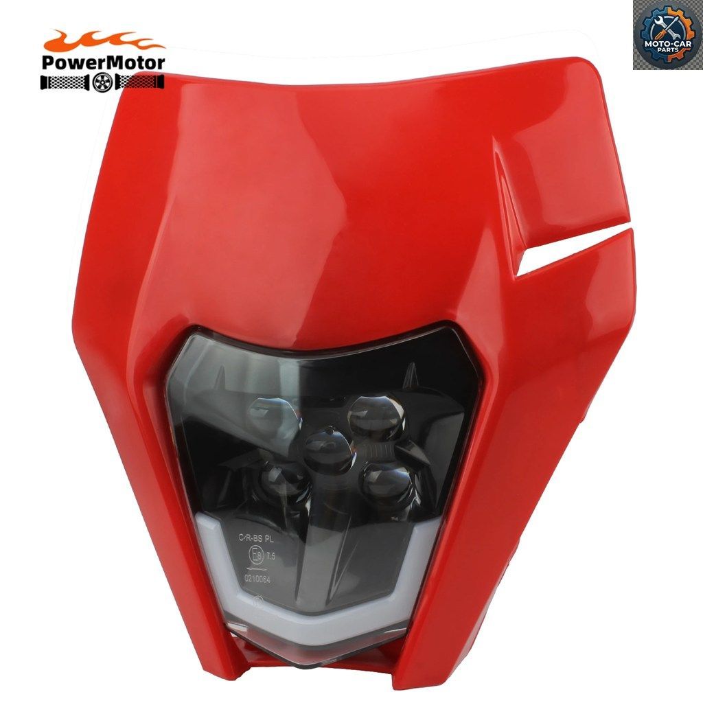 KTM ヘッドライトプレート オートバイ ダートバイク LED ヘッドライト エンデューロ EXC 300 XC SX 125 250 350 450 ヘッドランプ