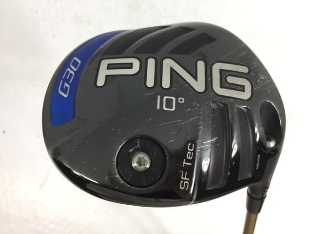 返品OK 【中古ゴルフクラブ】ピン G30 SF TEC ドライバー リシャフト 1W