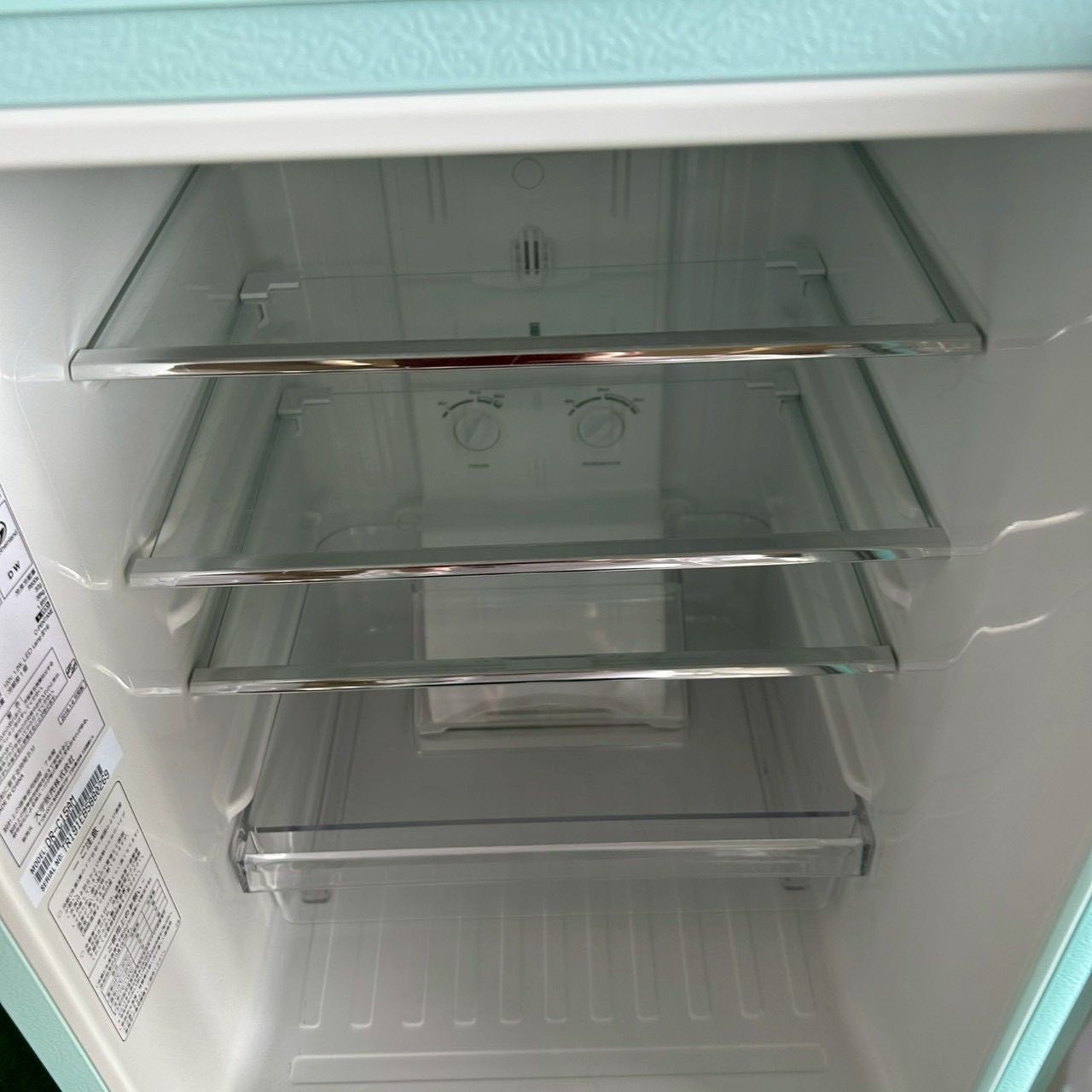 【激安】おしゃれ冷蔵庫　DAEWOO 冷凍冷蔵庫　2019年　150ℓ Daewoo ダイウ 冷蔵庫 2019年製 THECLASSIC 希少 カラー 水色 150L