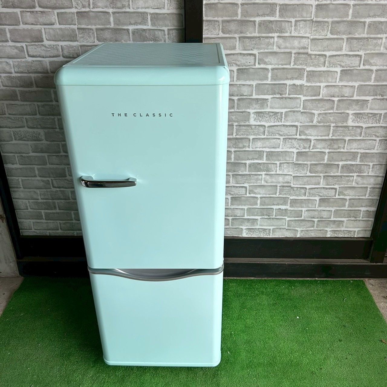 THE CLASSICクラシック レトロスタイル アクアミント 150L DR-C15AM 2018年製 DAEWOO 冷蔵庫 中古家電 店頭引取歓迎 R4217) Daewoo ダイウ 冷蔵庫 2019年製 THECLASSIC 希少 カラー 水色 150L