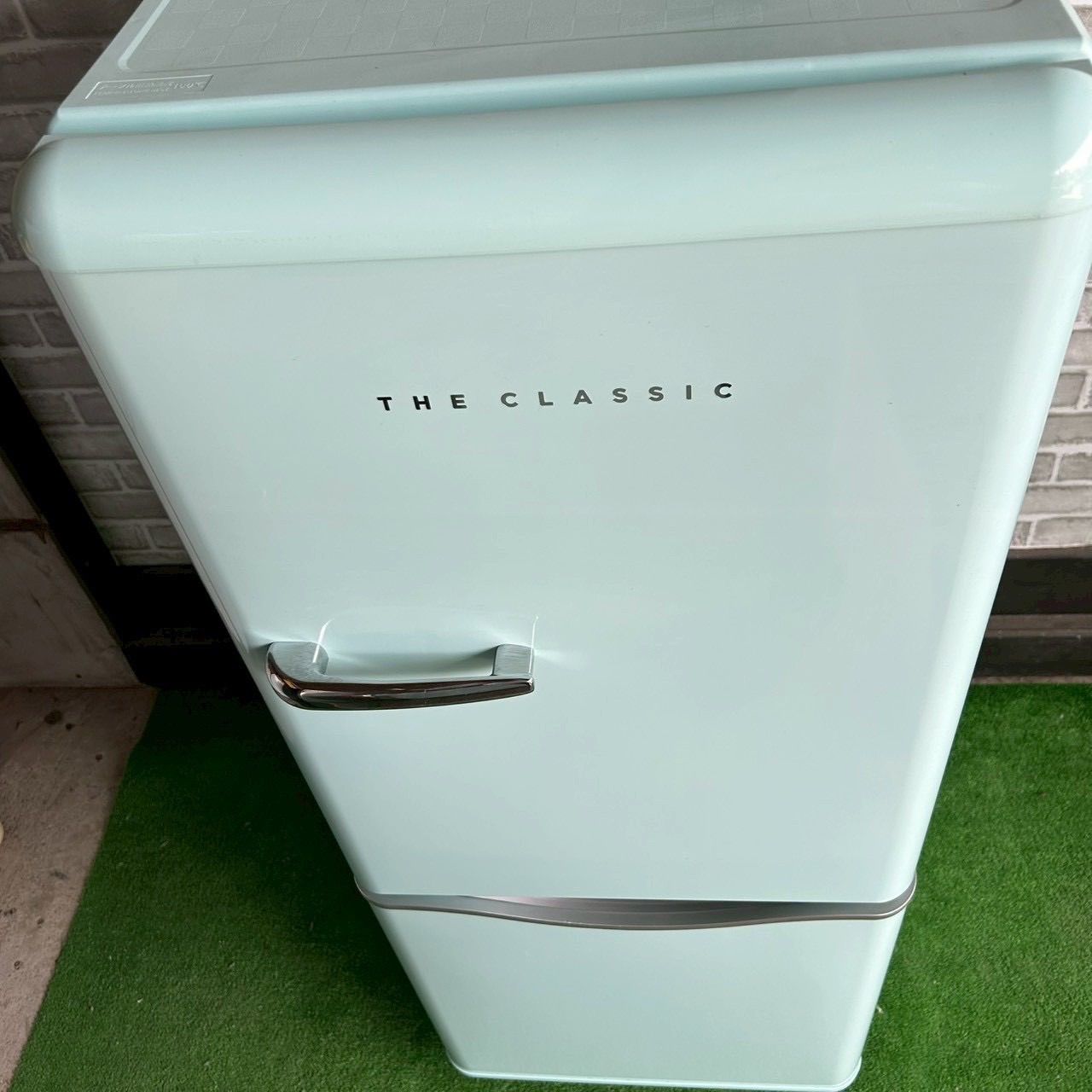 【激安】おしゃれ冷蔵庫　DAEWOO 冷凍冷蔵庫　2019年　150ℓ Daewoo ダイウ 冷蔵庫 2019年製 THECLASSIC 希少 カラー 水色 150L