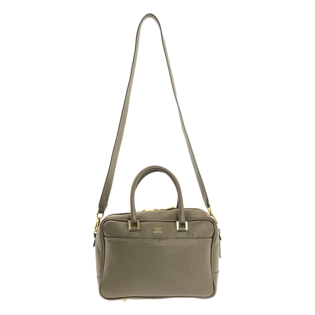 IENA / イエナ | 取扱 Manuel MILANO レザー 2WAY ショルダーバッグ | グレージュ | レディース
