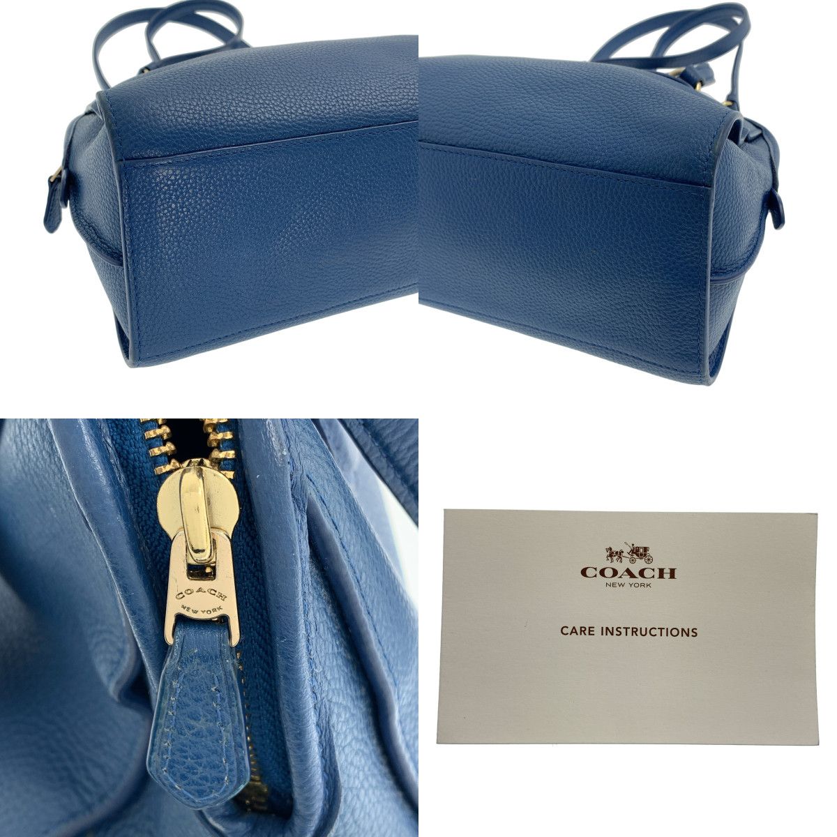 美品】 COACH / コーチ | 2way ショルダー付き レザー ハンドバッグ