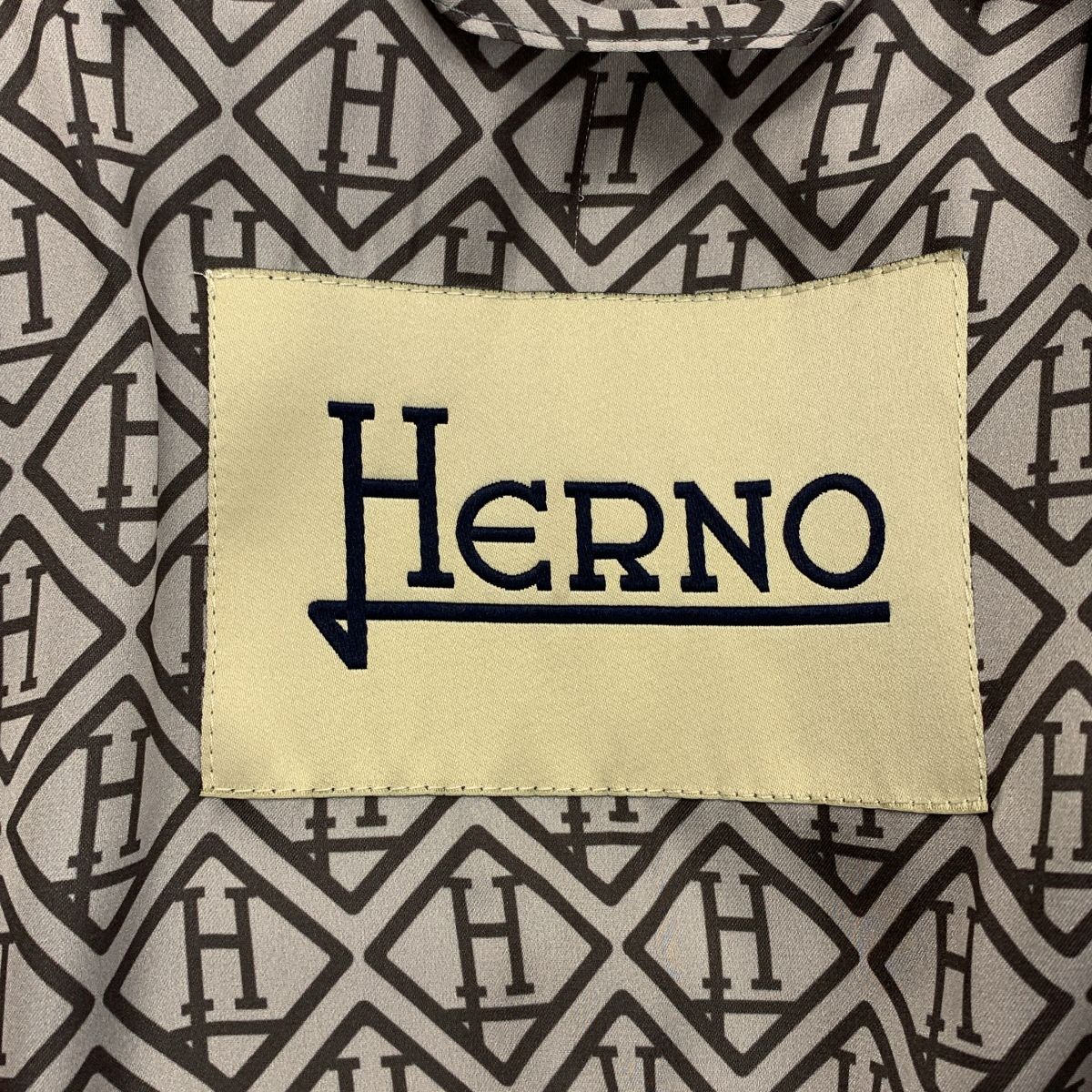 【美品】 HERNO / ヘルノ | MANTO / マント エコファー ダブルブレスト コート | 40 | グレー | レディース 【美品】 HERNO / ヘルノ | MANTO / マント エコファー ダブルブレスト コート | 40 | グレー | レディース