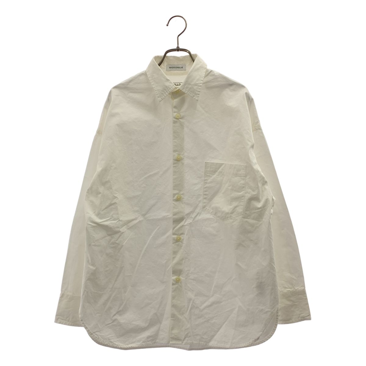 MADISON BLUE / マディソンブルー | J.BRADLEY L/S SHIRT WASHED OUT / タイプライター シャツ ブラウス | XS | ホワイト | レディース