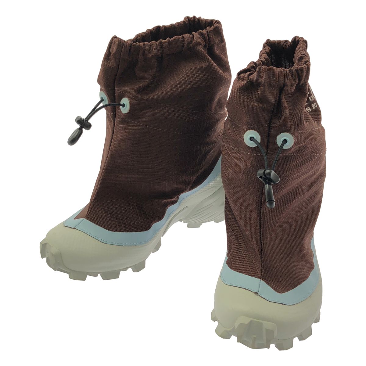MM6 Maison Margiela / エムエムシックスメゾンマルジェラ | × SALOMON CROSS MID ハイカットスニーカー / 474066 | 23.0 | グレー/ダークブラウン/ライトブルー | レディース