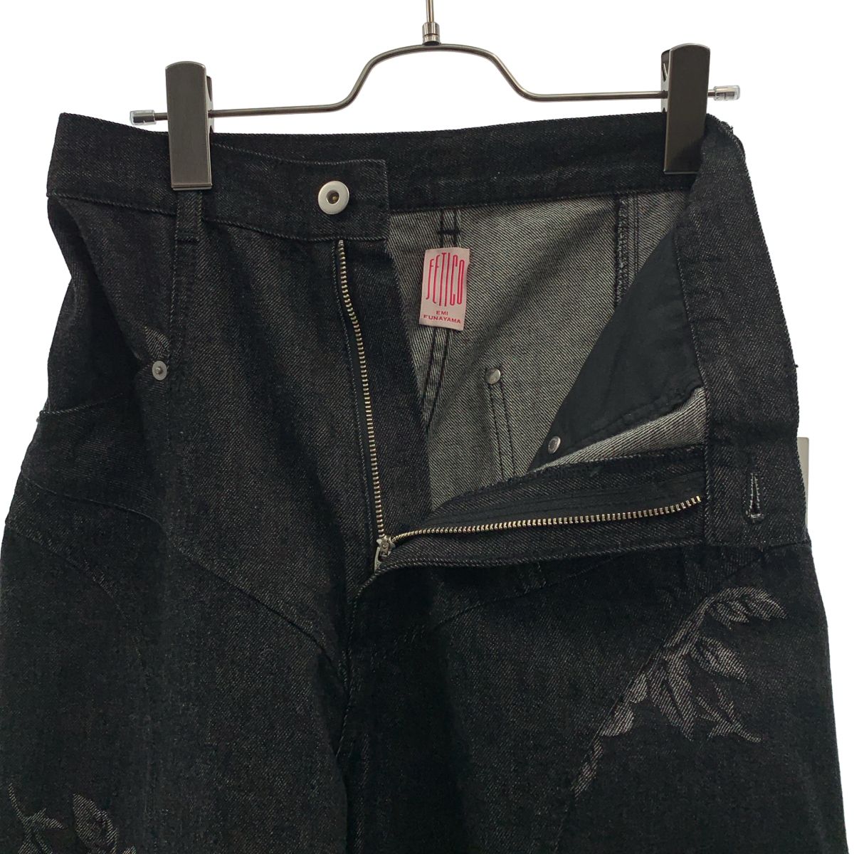 美品】 FETICO / フェティコ | STUDIOUS別注 ROSE DENIM PANTS ローズ