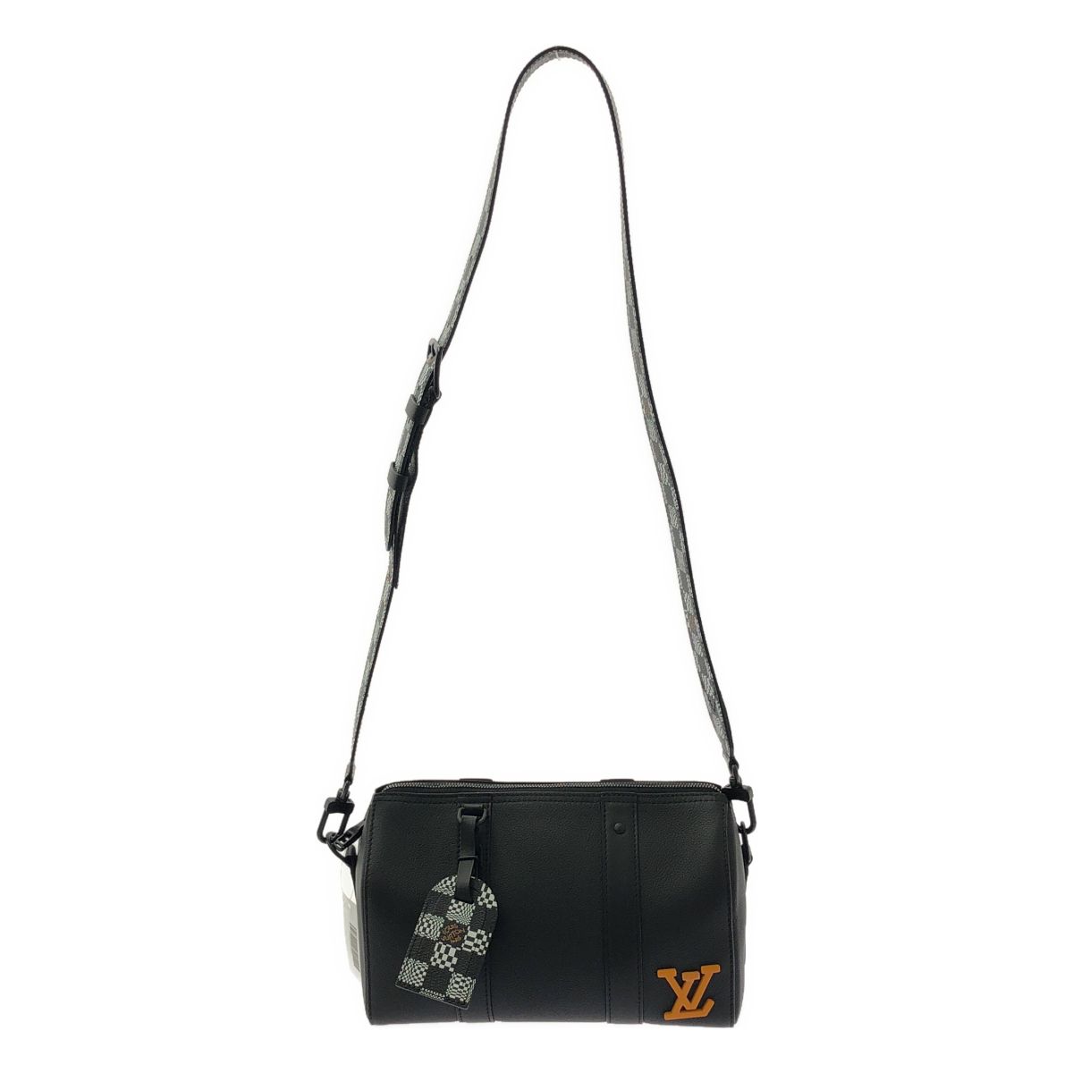 【美品】 Louis Vuitton / ルイヴィトン | ダミエ ディストーテッド シティキーポル ショルダーバッグ | ブラック | メンズ