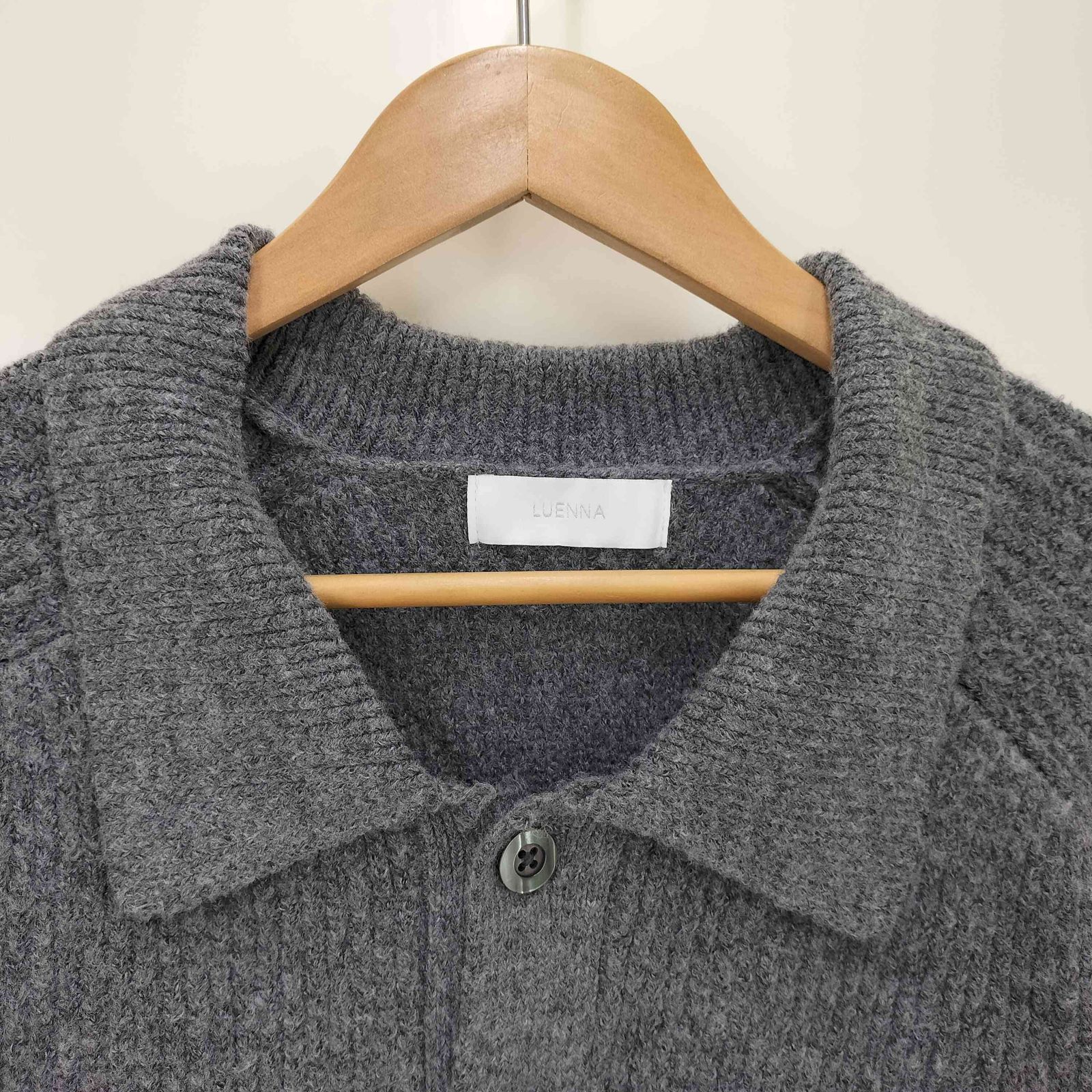 ユーズドフルギ USED古着 LUENNA Collared Knit Polo Cardigan メンズ 