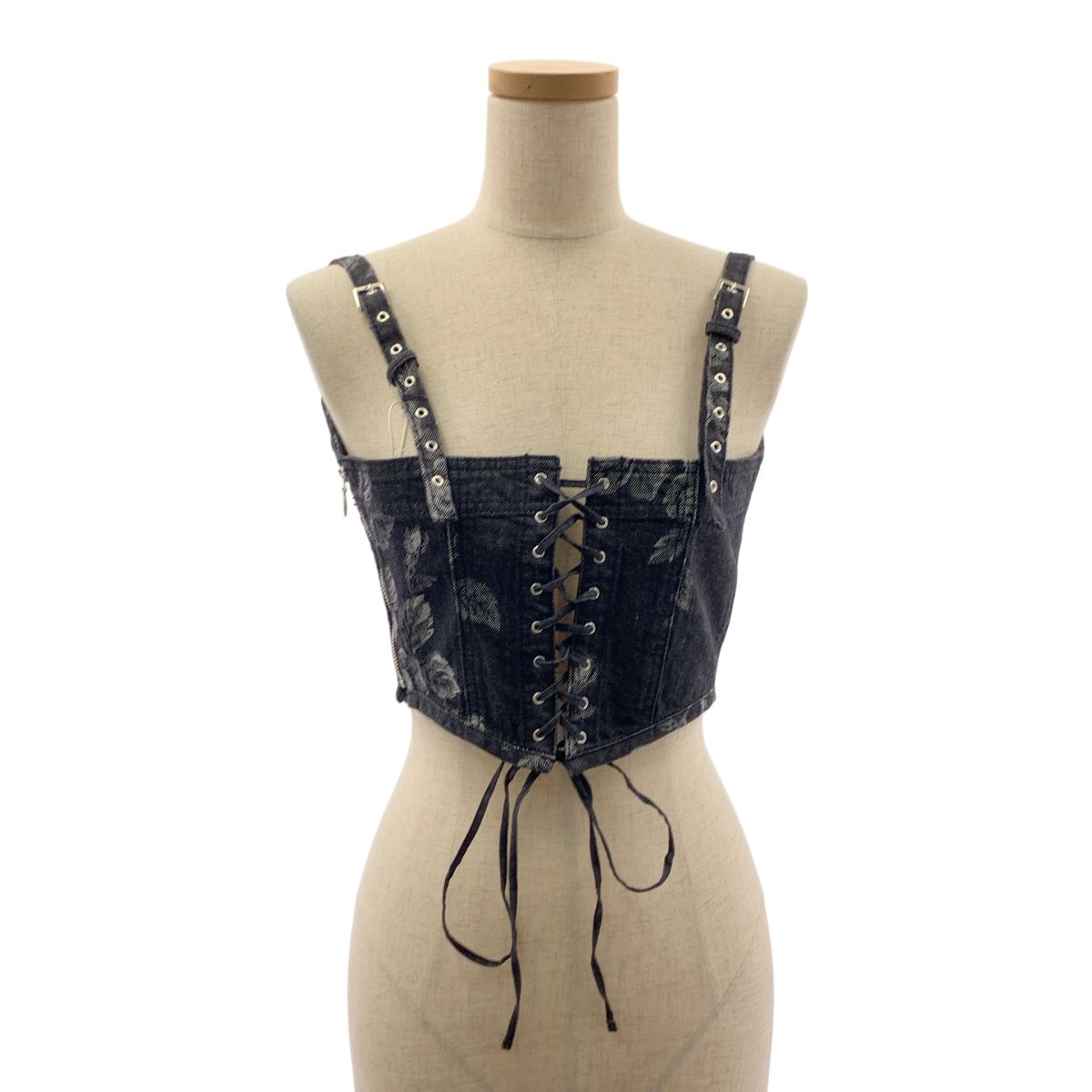 美品】 FETICO / フェティコ | × STUDIOUS 別注 ROSE DENIM BUSTIER 