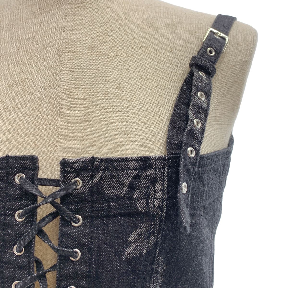 美品】 FETICO / フェティコ | × STUDIOUS 別注 ROSE DENIM BUSTIER 