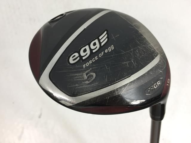 返品OK 【中古ゴルフクラブ】プロギア NEW egg (赤エッグ) フェアウェイ 2017 オリジナルカーボン 5W