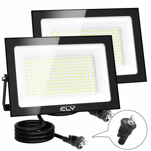 CLY led投光器 屋外 作業灯 100w 昼光色6500K ledライト 集魚灯 ワークライト 看板灯 外灯 フラッドライト 野外ライト 作業ライト 超高輝度 13000LM IP66防水 超薄型 軽量化 省エネ 120°広角照明 ガレー 3b920c05