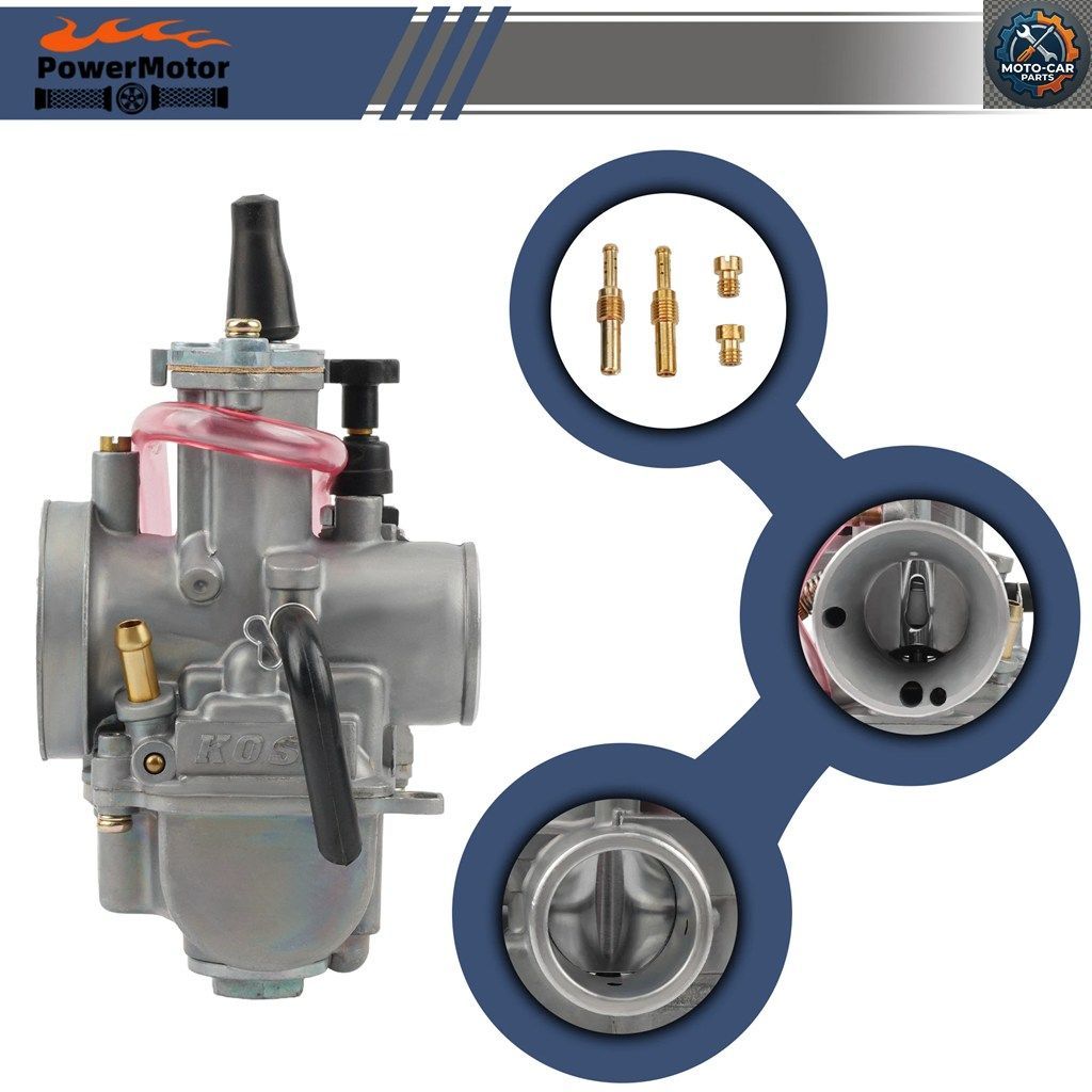 ヤマハ DT125 キャブレター 28mm 30mm 32mm 34mm 50cc ～ 200cc 2ストロークエンジン ATV ダートバイク エンデューロ