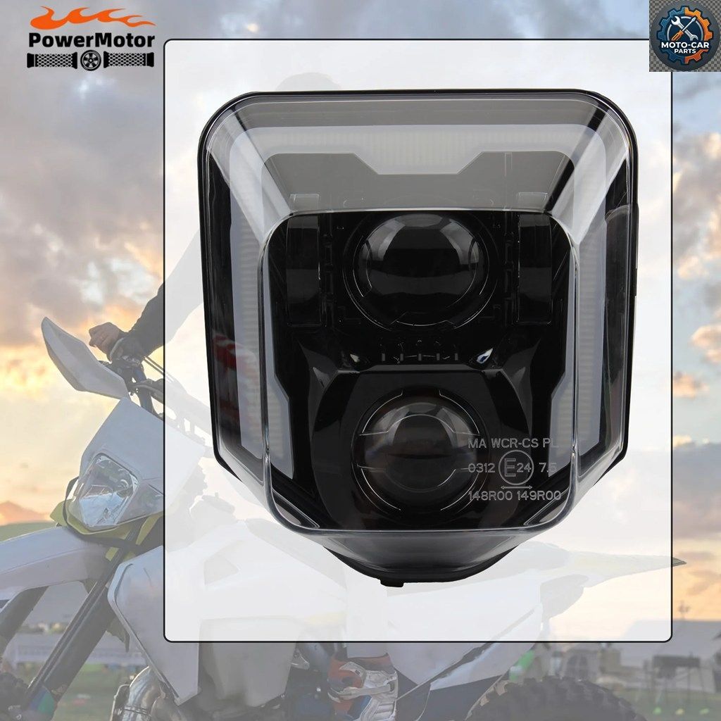 ハスクバーナ TE モーターサイクル LED ヘッドライト ランプ コア FE FC TC TX 125-500 701 スーパーモト ダートバイク ヘッドライト エン