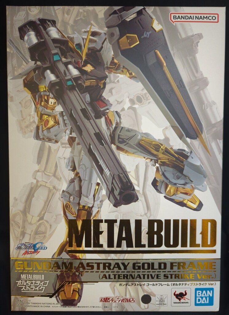 BANDAI SPIRITS METAL BUILD 機動戦士ガンダムSEED ASTRAY ガンダムアストレイ ゴールドフレーム(オルタナティブストライク Ver.)