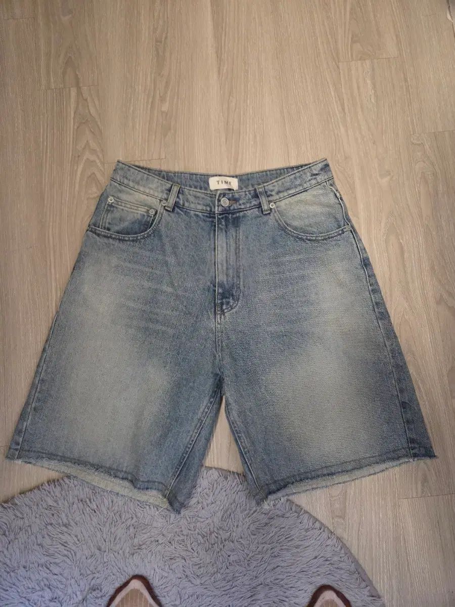 TIME HOMME 正規品 インディゴ デニム ハーフパンツ 32-34サイズ