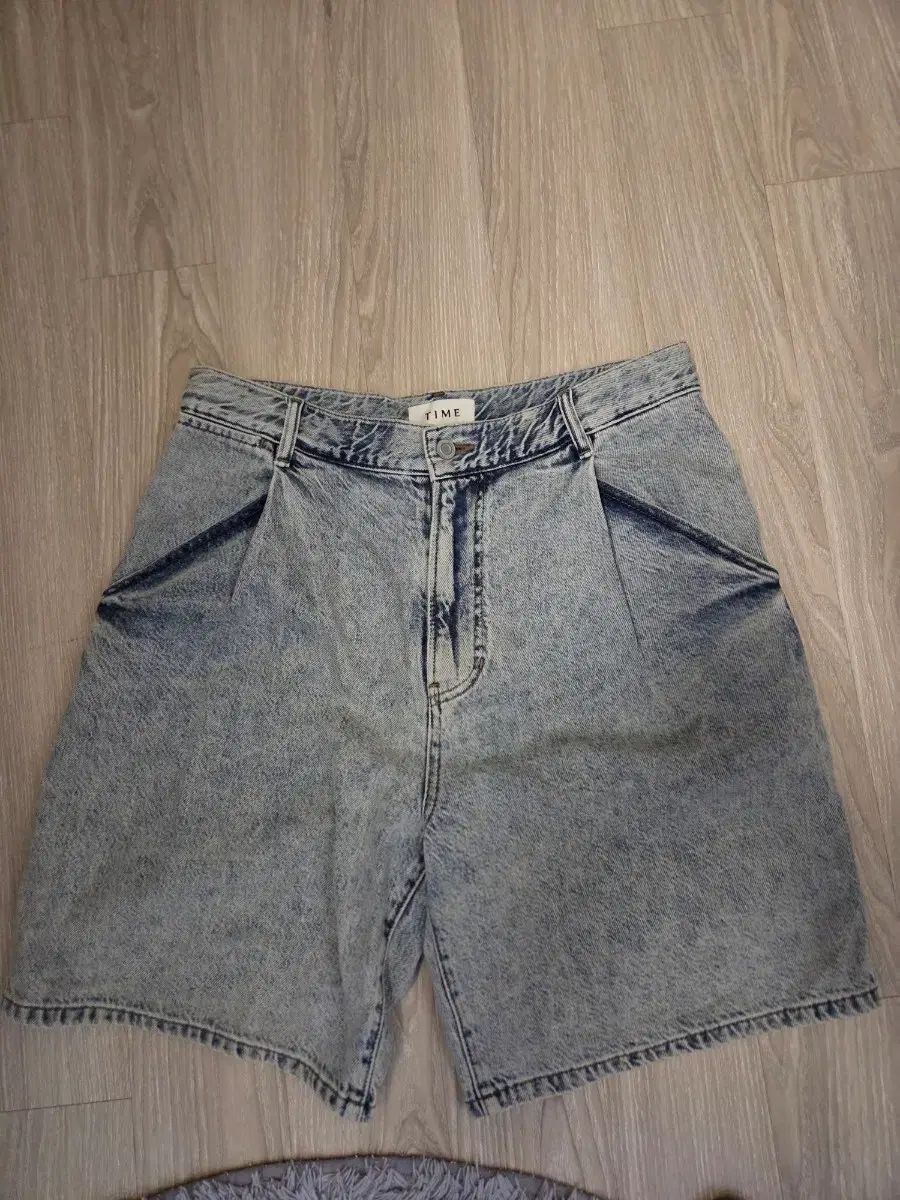 TIME HOMME 正規品 ライトブルー デニム ハーフパンツ 32-34サイズ