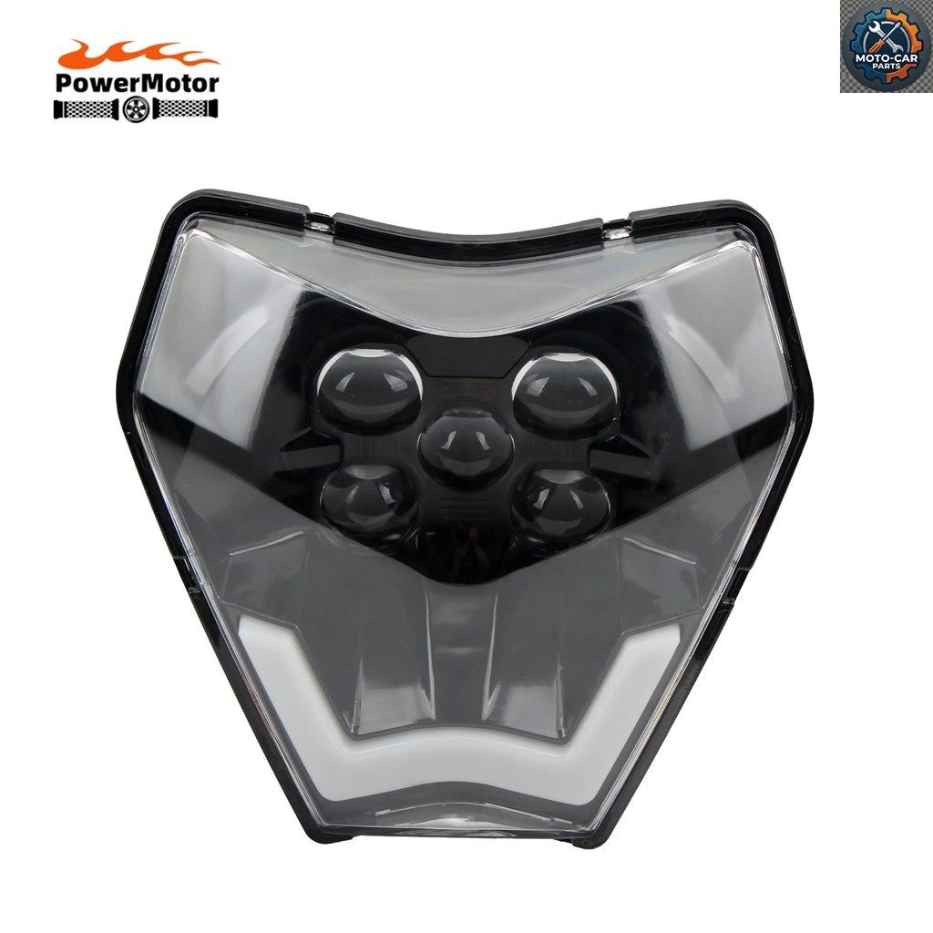2024年式モーターサイクルピットバイク5LEDヘッドランプ KTM EXC XC SX XCW EXCF SXW SXF 125-500 ヘッドライト エンデューロ用