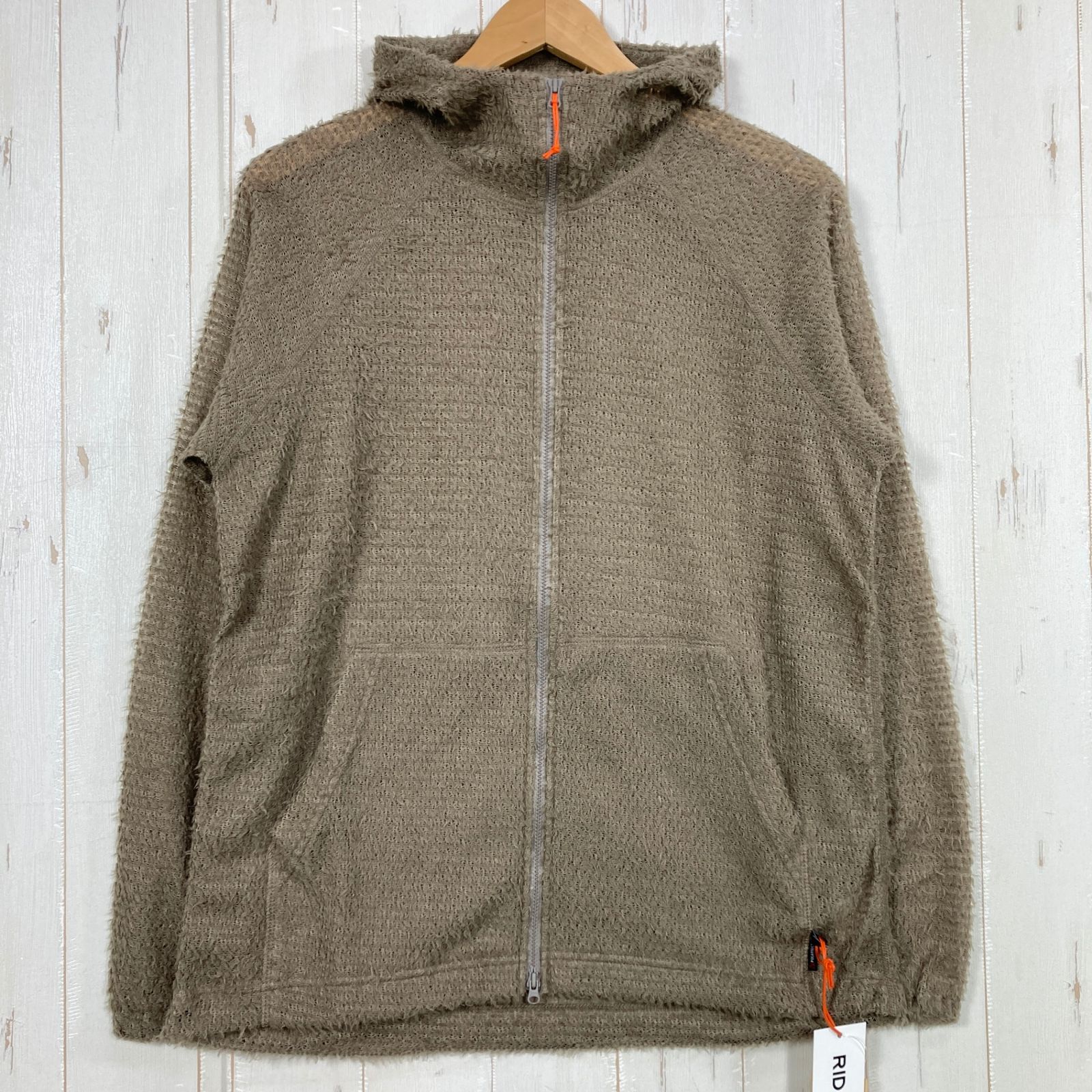 ✉️Men's S ベージュ系 Ridge Mountain Gear ( リッジマウンテンギア ) アルファ フル ジップ フーディー Alpha Full Zip Hoodie Warm Taupe z00058921 Warm Taup