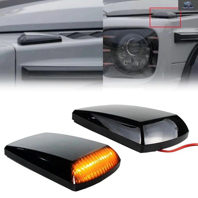 メルセデス・ベンツ W463 W461 W460 Gクラス用フロントコーナーウインカーランプ2個セット OEM番号:4638260057
