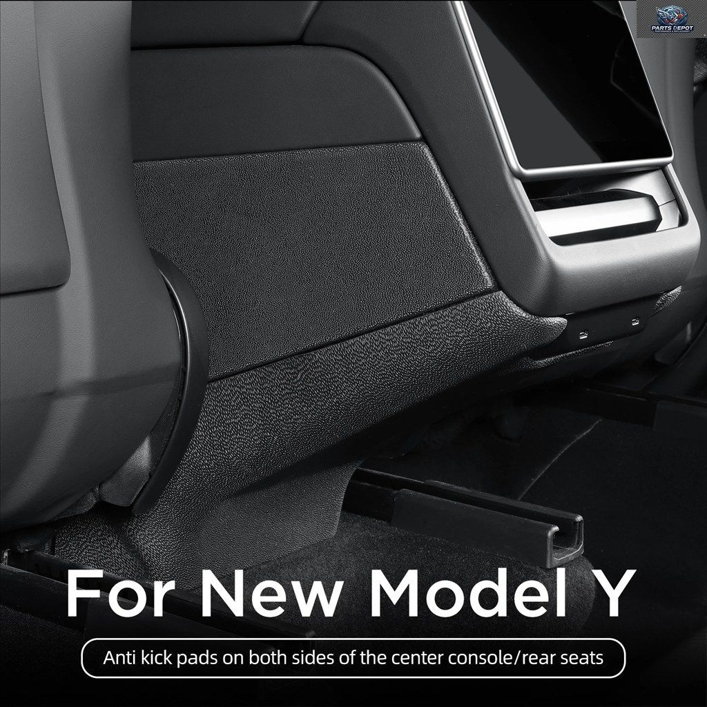 テスラ モデルY 2025年発売 ジュニパー 防汚パッド 中央制御側 キック防止パッド TPE 車